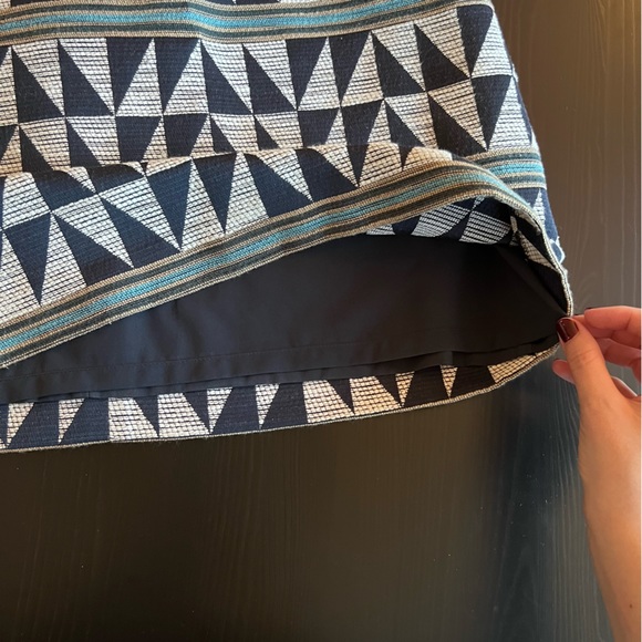 Ann Taylor Geometric Patterned Skirt - Picture 7 of 7